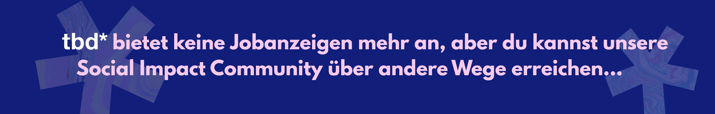 Banner Werbeanzeigen tbd*